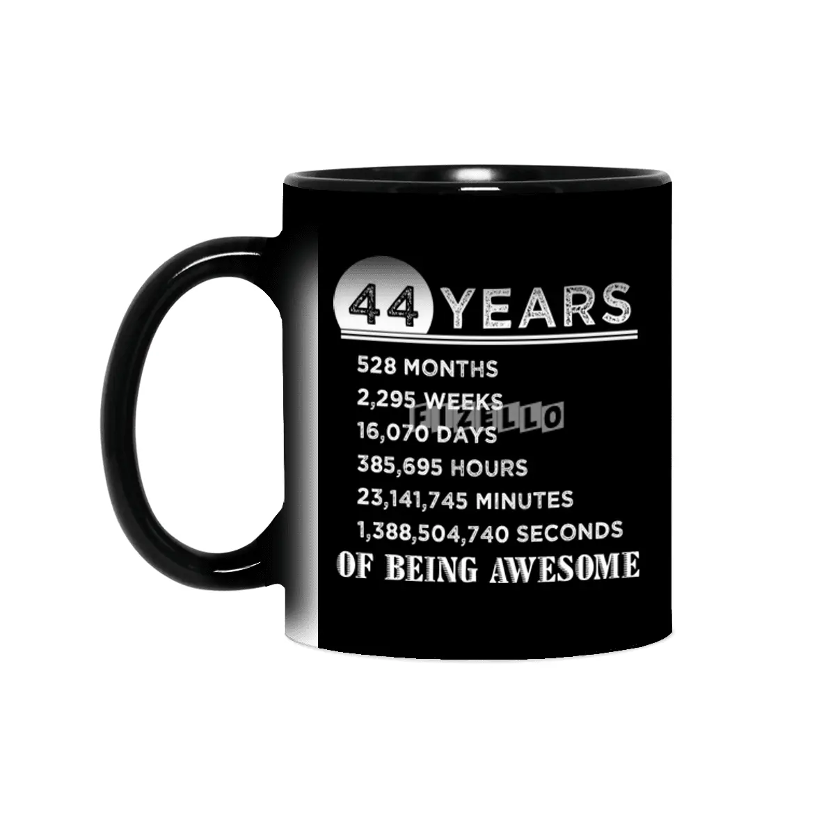 44th Birthday Gifts 44 Years Old of Being Awesome Sihirli Kupa