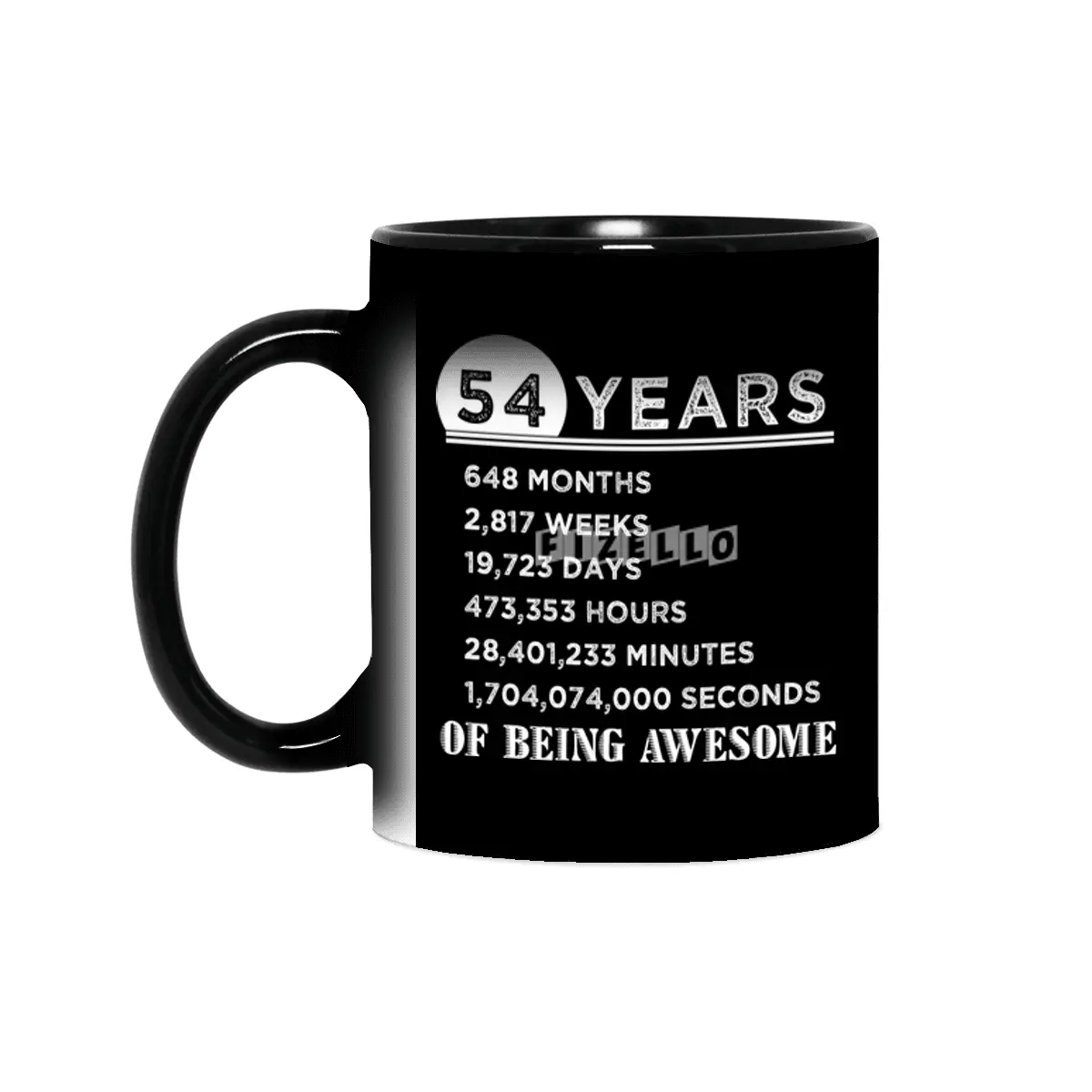 54th Birthday Gifts 54 Years Old of Being Awesome Sihirli Kupa