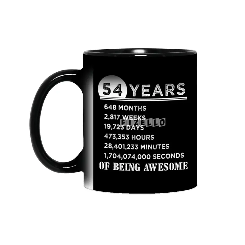 54th Birthday Gifts 54 Years Old of Being Awesome Sihirli Kupa