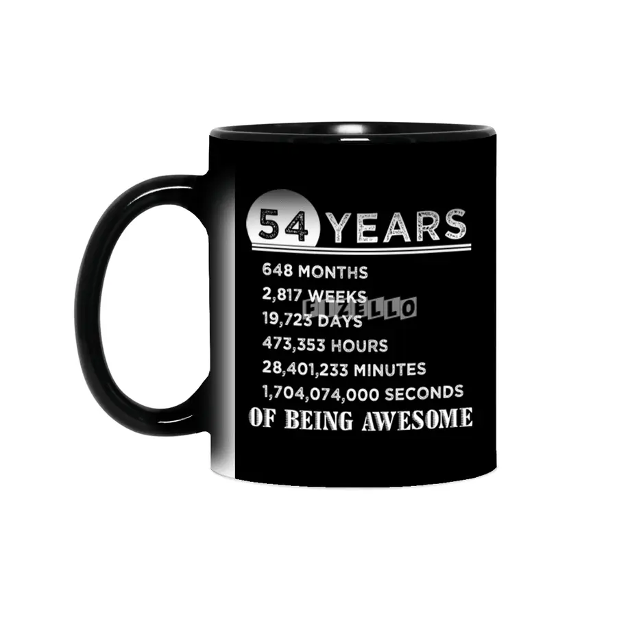 54th Birthday Gifts 54 Years Old of Being Awesome Sihirli Kupa