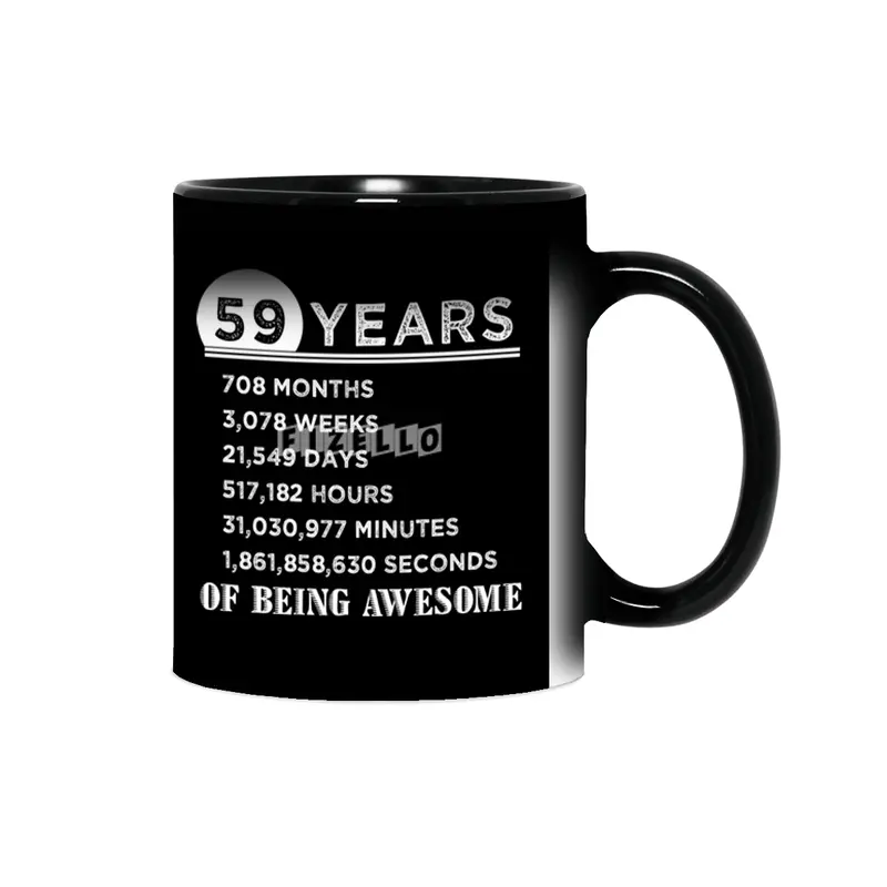 59th Birthday Gifts 59 Years Old of Being Awesome Sihirli Kupa