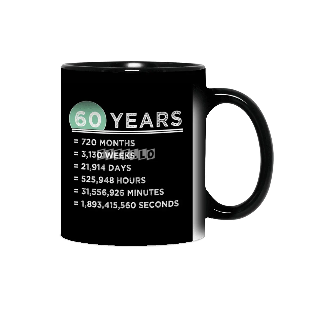 60th Birthday 60 Years Old Funny Gifts Sihirli Kupa