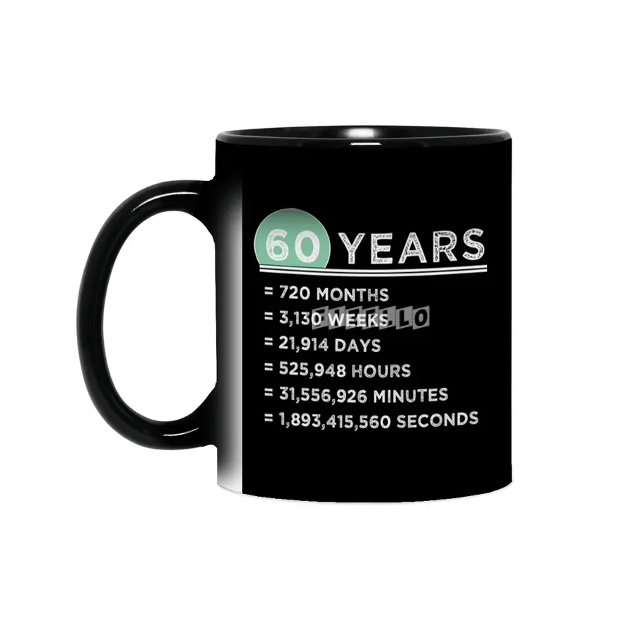 60th Birthday 60 Years Old Funny Gifts Sihirli Kupa