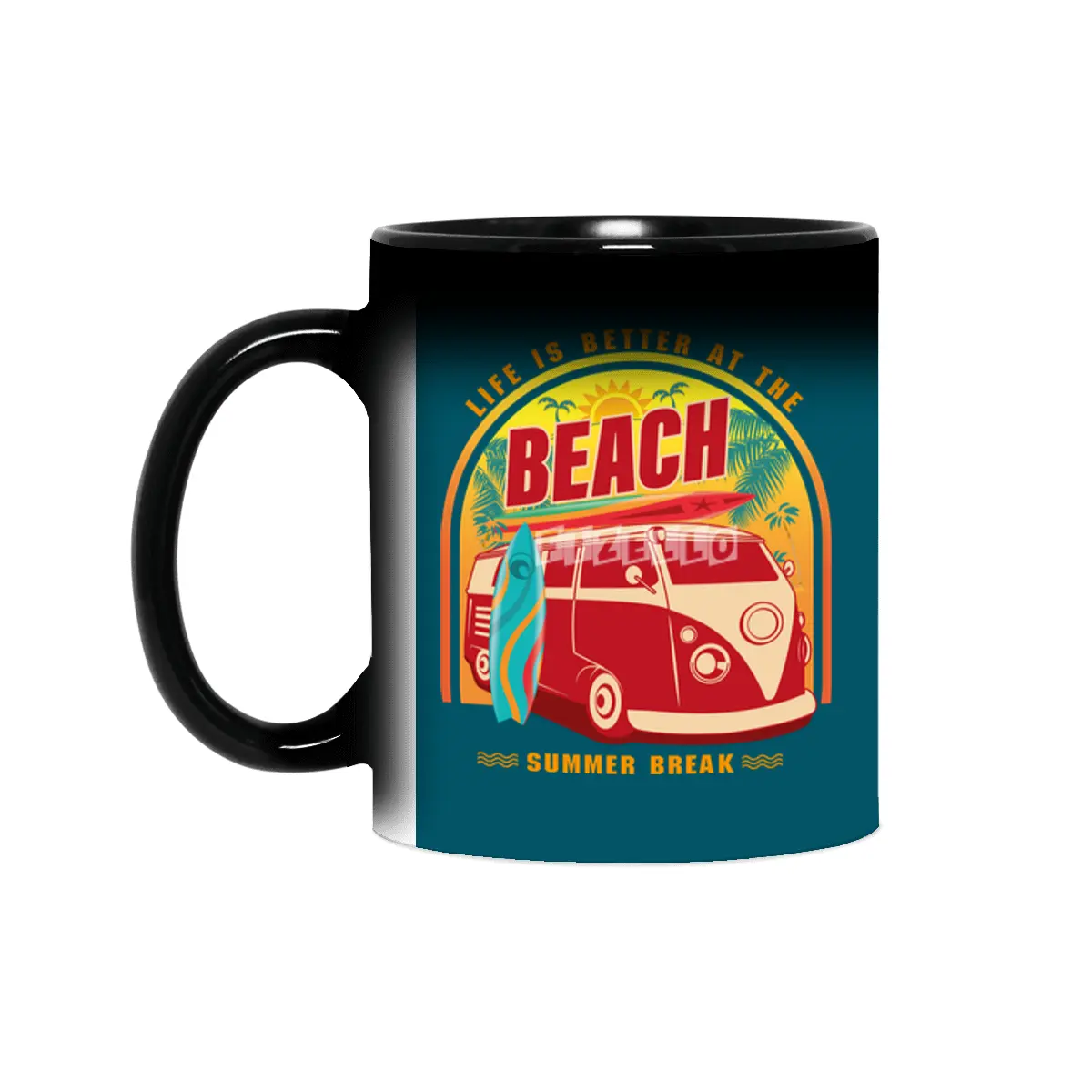 Life is better at the beach summer break Sihirli Kupa