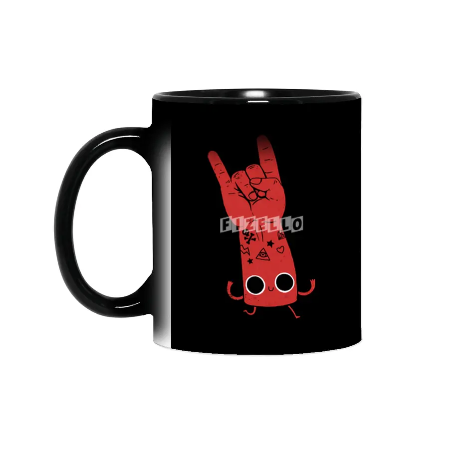 Kawaii Love Death Metal Sihirli Kupa