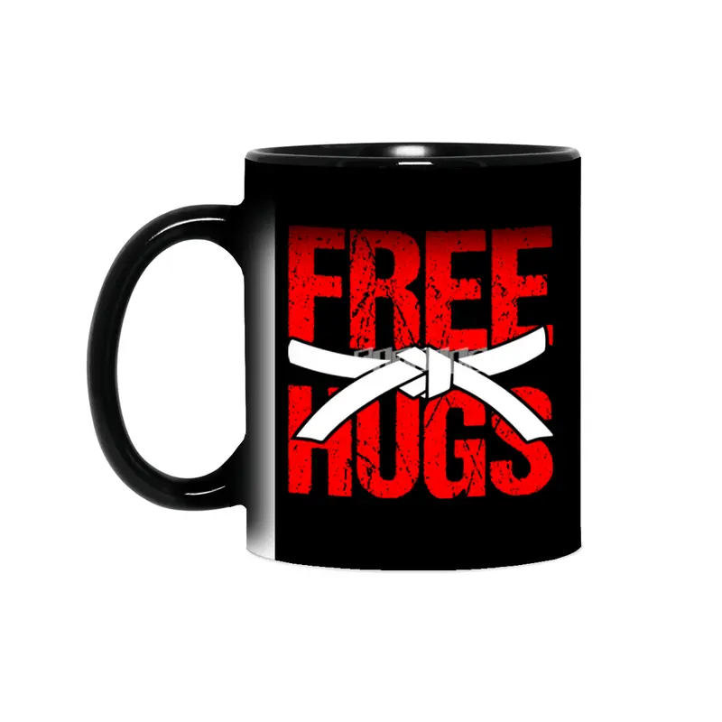 Free Hugs Martial Arts Jiu Jitsu Kung Fu Sihirli Kupa