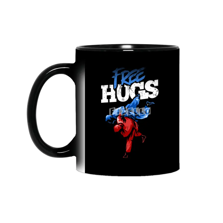 Free Hugs Martial Arts Jiu Jitsu Kung Fu Sihirli Kupa