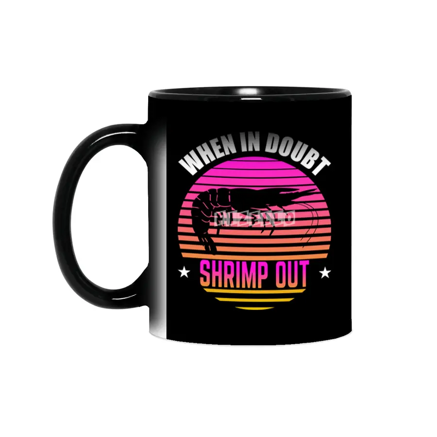 When In Doubt Shrimp Out Jiu Jitsu BJJ Martial Arts Sihirli Kupa