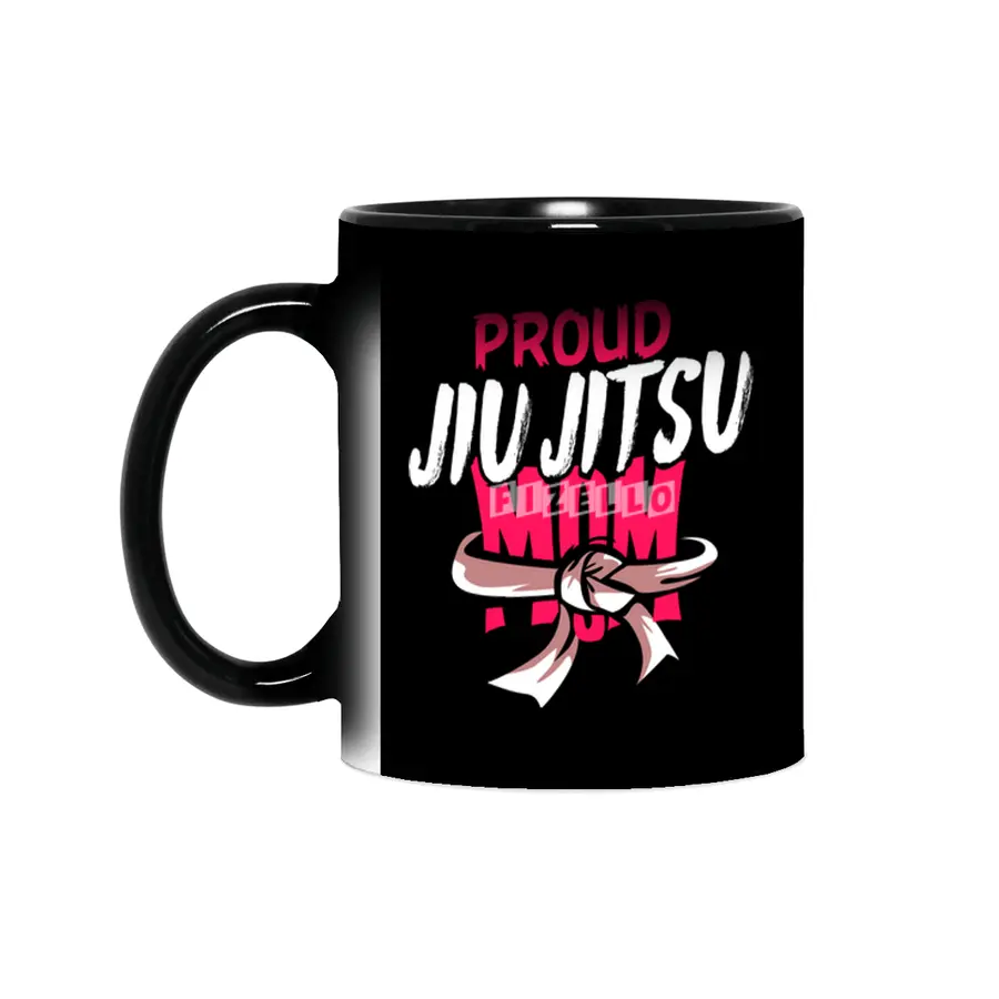 Proud Jiu Jitsu Mom BJJ Martial Arts Sihirli Kupa