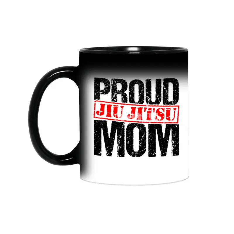 Proud Jiu Jitsu Mom BJJ Martial Arts Sihirli Kupa