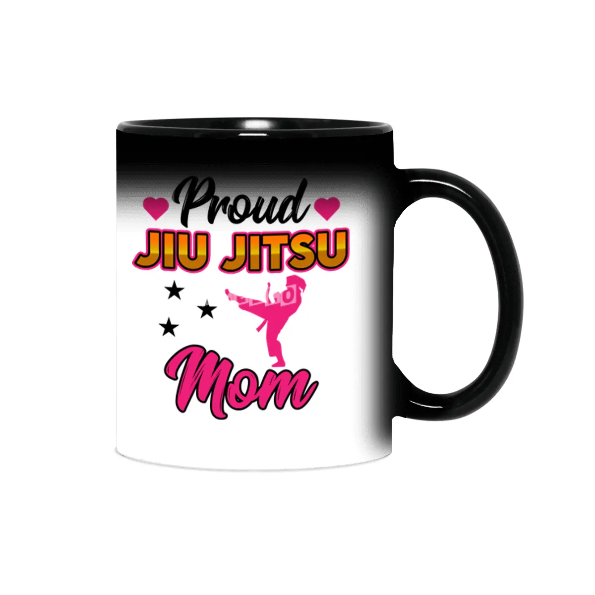 Proud Jiu Jitsu Mom BJJ Martial Arts Sihirli Kupa