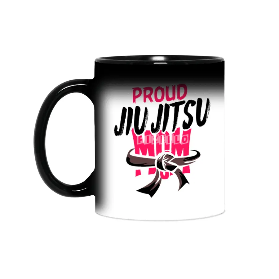 Proud Jiu Jitsu Mom BJJ Martial Arts Sihirli Kupa