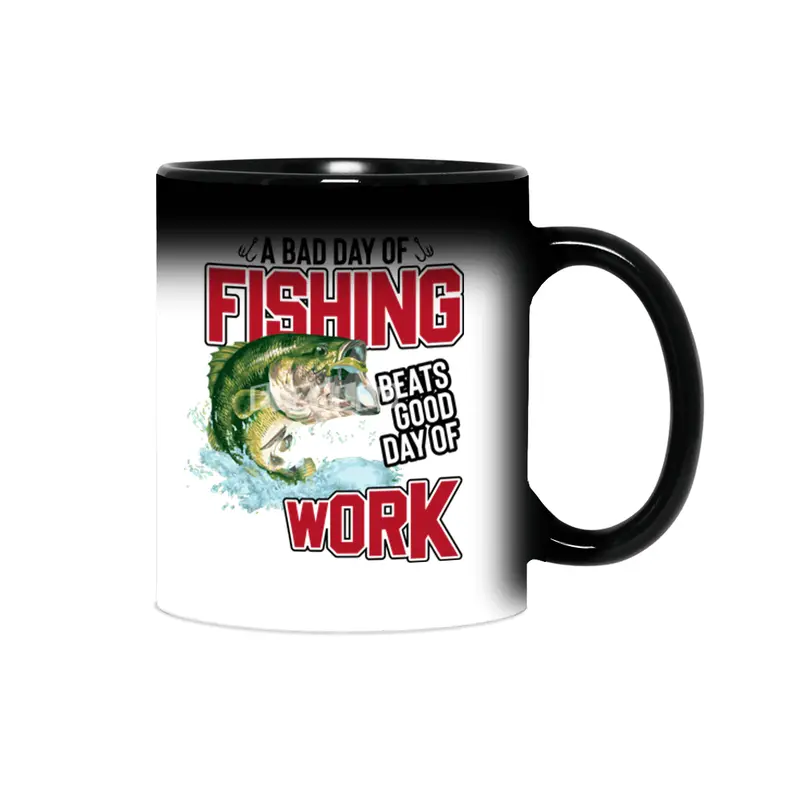 A Bad Day of Fishing Beats Good Day of Work Sihirli Kupa