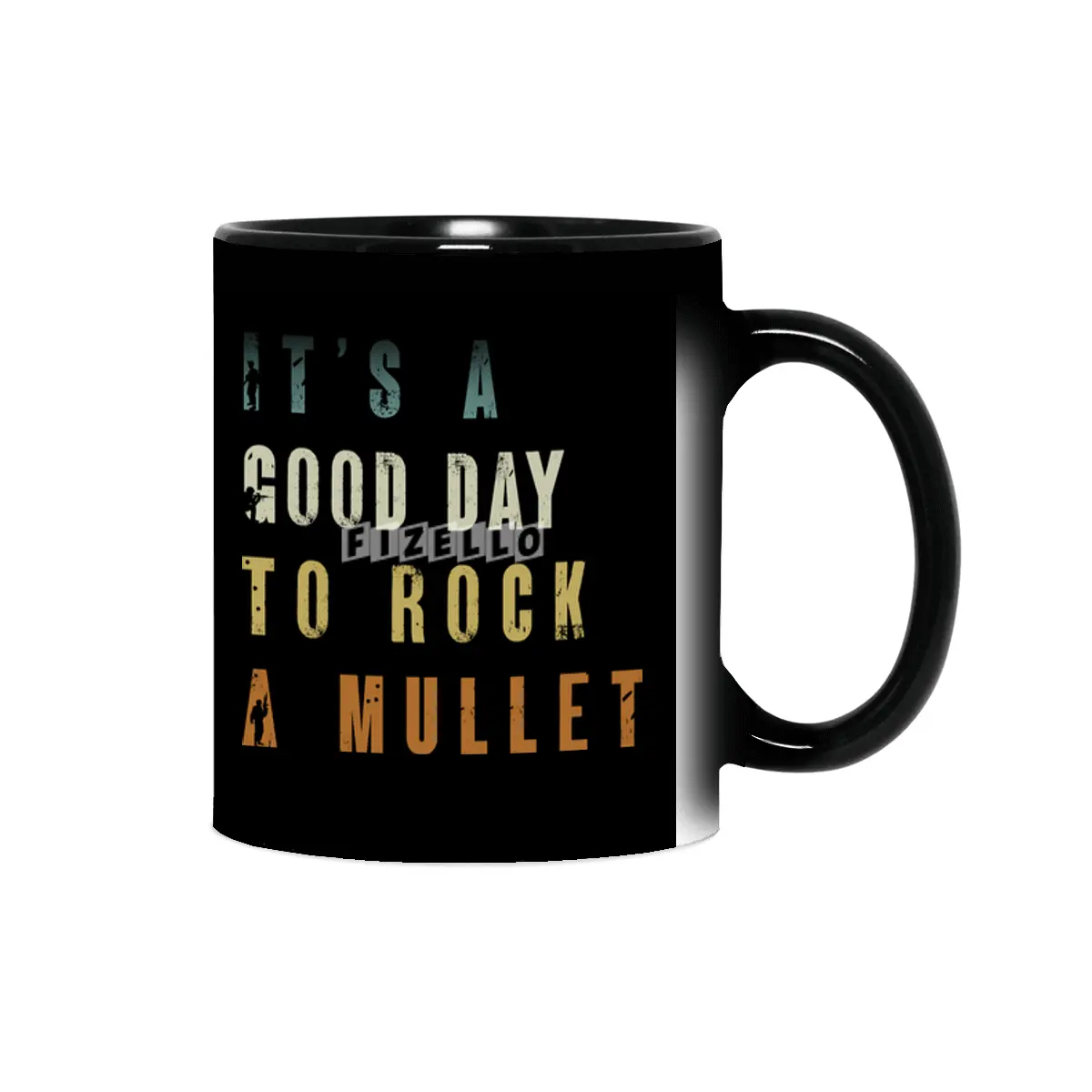 It's a Good day to Rock a Mullet, Funny Mullet Shirt, Vintage 80s Hair Sihirli Kupa