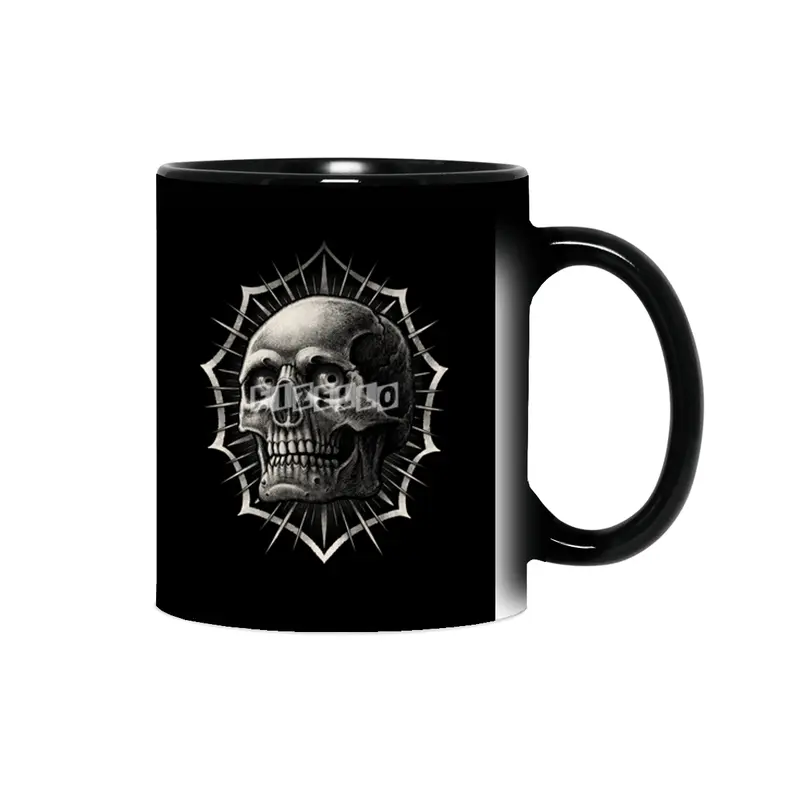 old school skull Traditional Tattoo Sihirli Kupa