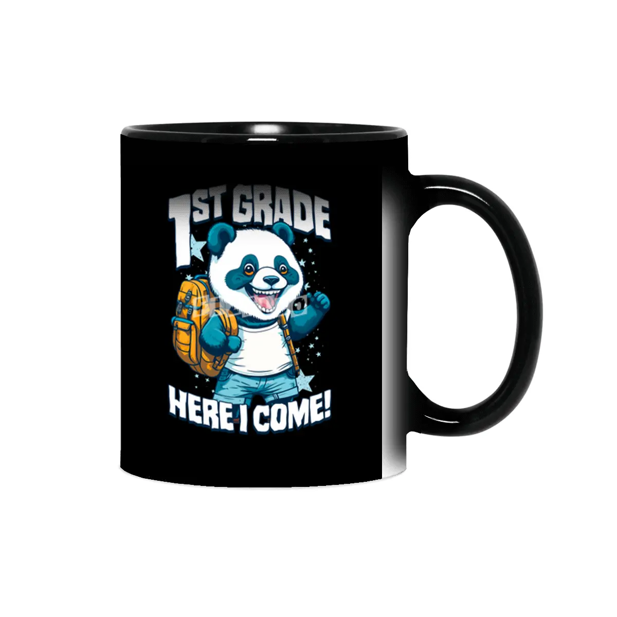 1st Grade Here I Come Back To First Day Of School Panda Sihirli Kupa