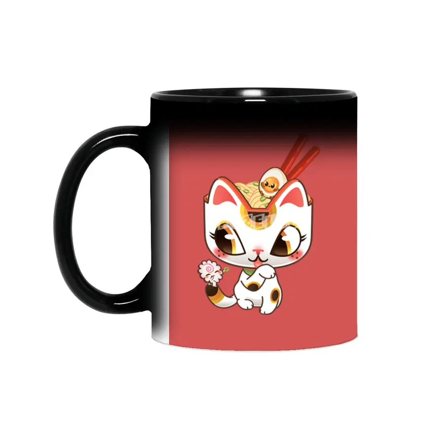 Lucky Ramen Cat Sihirli Kupa