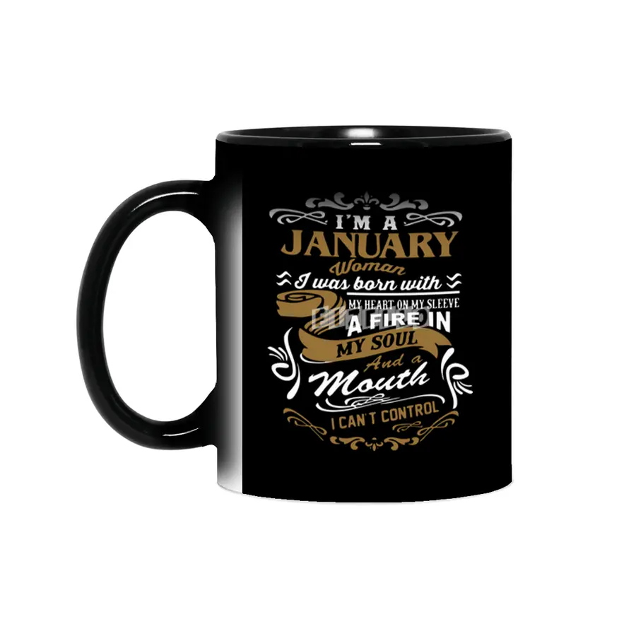 I'm a January Woman shirt Sihirli Kupa