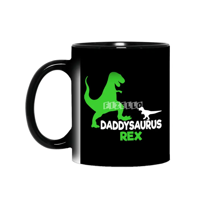 daddysaurus rex geek Sihirli Kupa