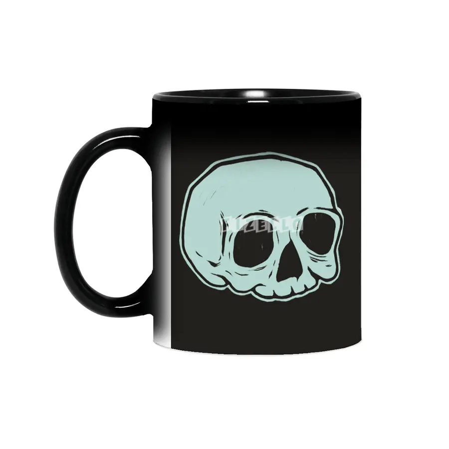 Classic Skull (BLUE) Sihirli Kupa