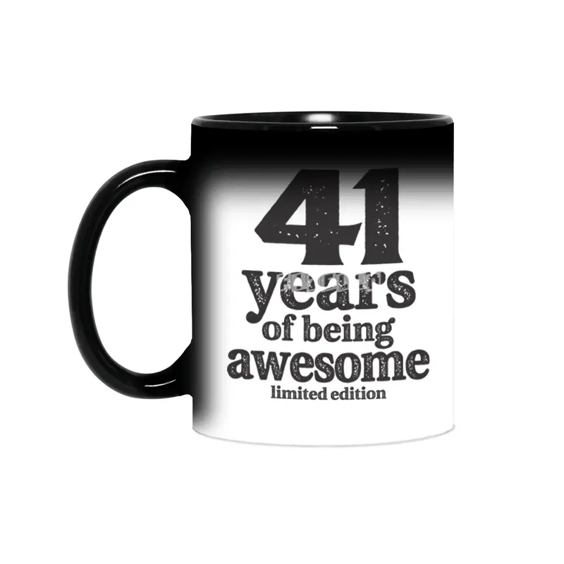 41 Years Of Being Awesome 41st Birthday Sihirli Kupa