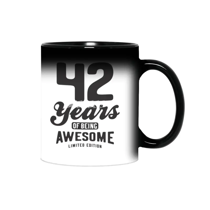 42 Years Of Being Awesome 42nd Birthday Sihirli Kupa
