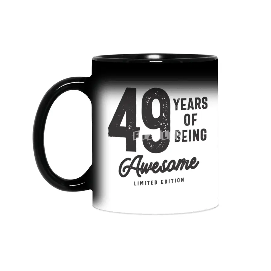 49 Years Of Being Awesome 49th Birthday Sihirli Kupa