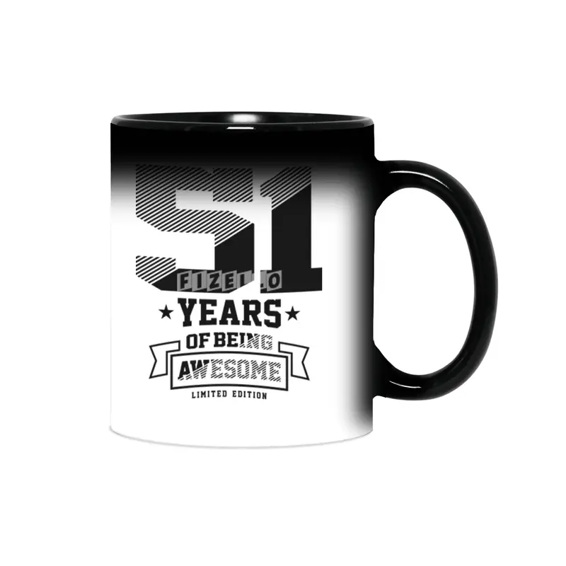 51 Years Of Being Awesome 51st Birthday Sihirli Kupa