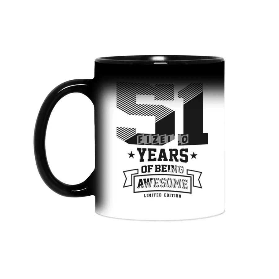 51 Years Of Being Awesome 51st Birthday Sihirli Kupa