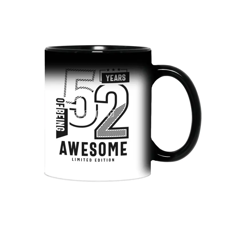 52 Years Of Being Awesome 52nd Birthday Sihirli Kupa