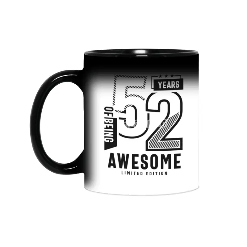 52 Years Of Being Awesome 52nd Birthday Sihirli Kupa