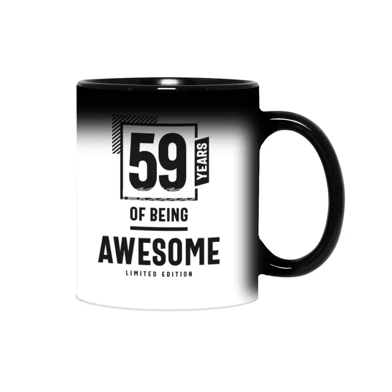 59 Years Of Being Awesome 59th Birthday Sihirli Kupa