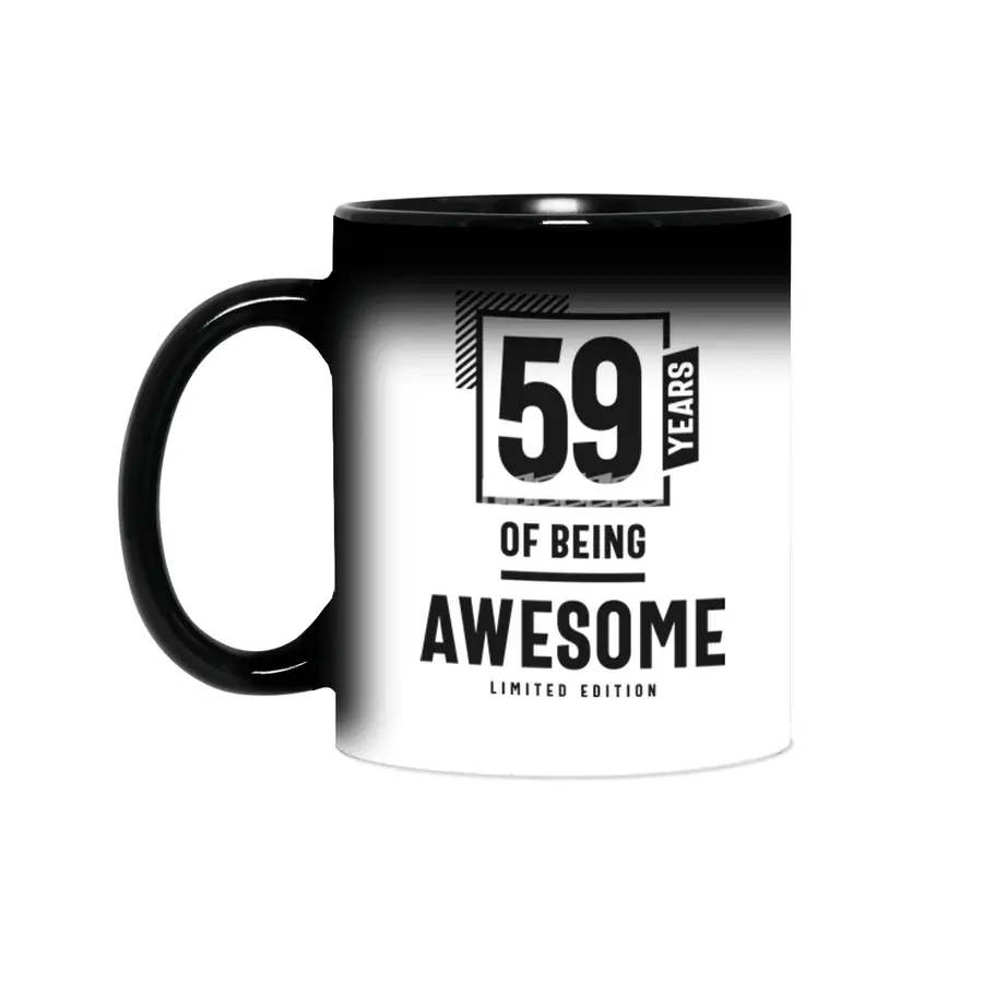 59 Years Of Being Awesome 59th Birthday Sihirli Kupa