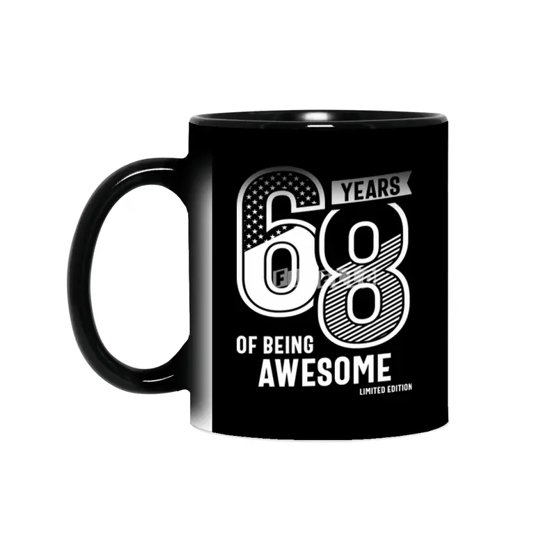 68 Years Of Being Awesome - 68th Birthday Sihirli Kupa