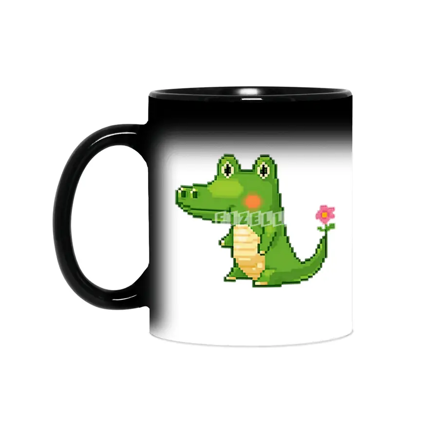 Alligator crocodile cute animation Sihirli Kupa