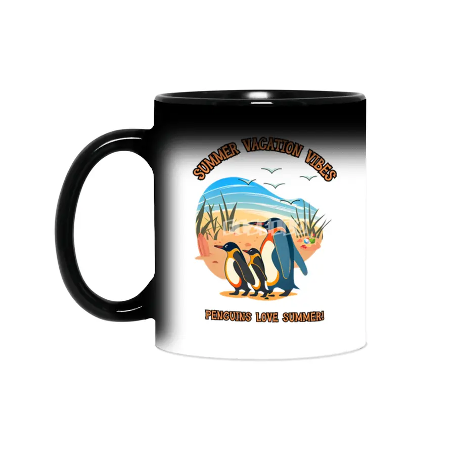 Summer vacation vibes with penguin family Sihirli Kupa