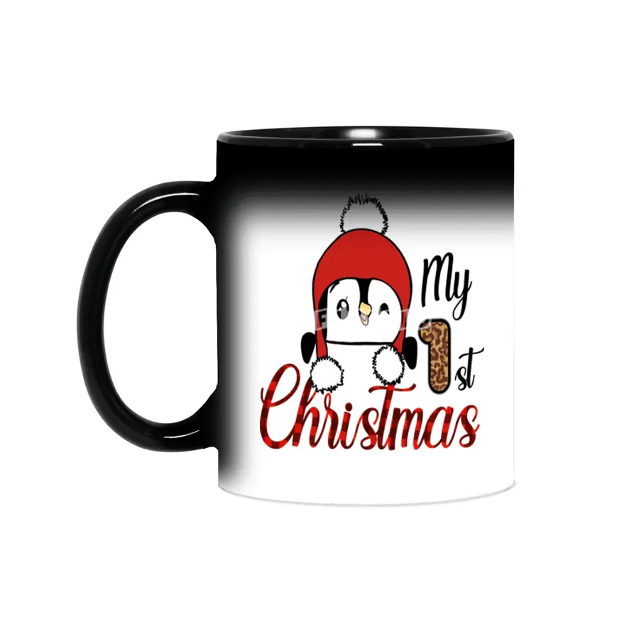 Baby Penguin My First Christmas Sihirli Kupa