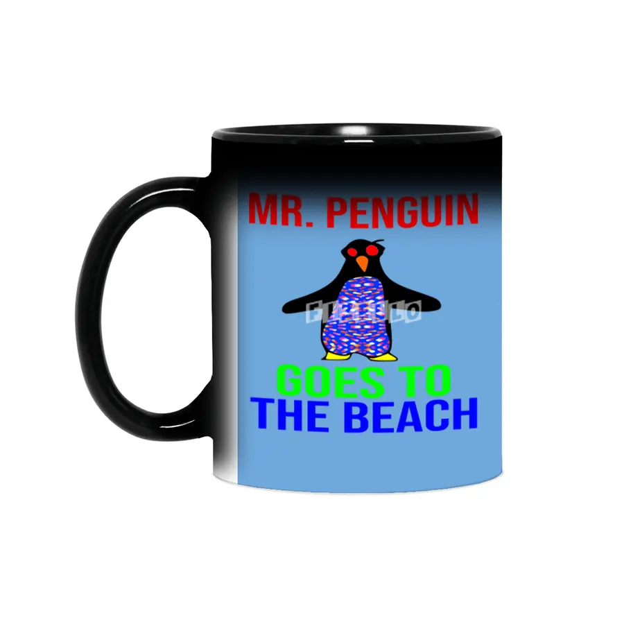 Mr, Penguin Goes To The Beach Sihirli Kupa