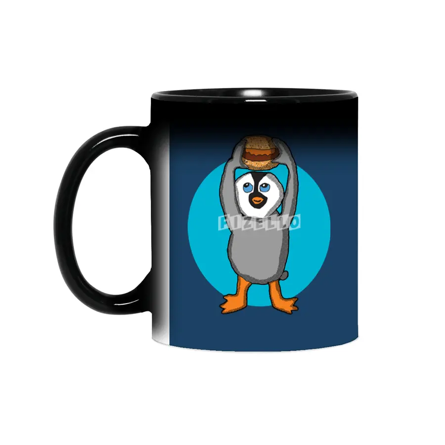 Baby Penguin and Hamburger Sihirli Kupa