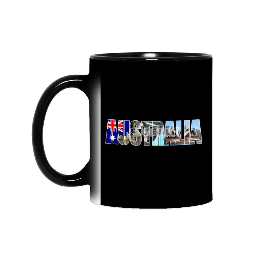 Australia Souvenir Vacation Koala Travel T Shirt Sihirli Kupa
