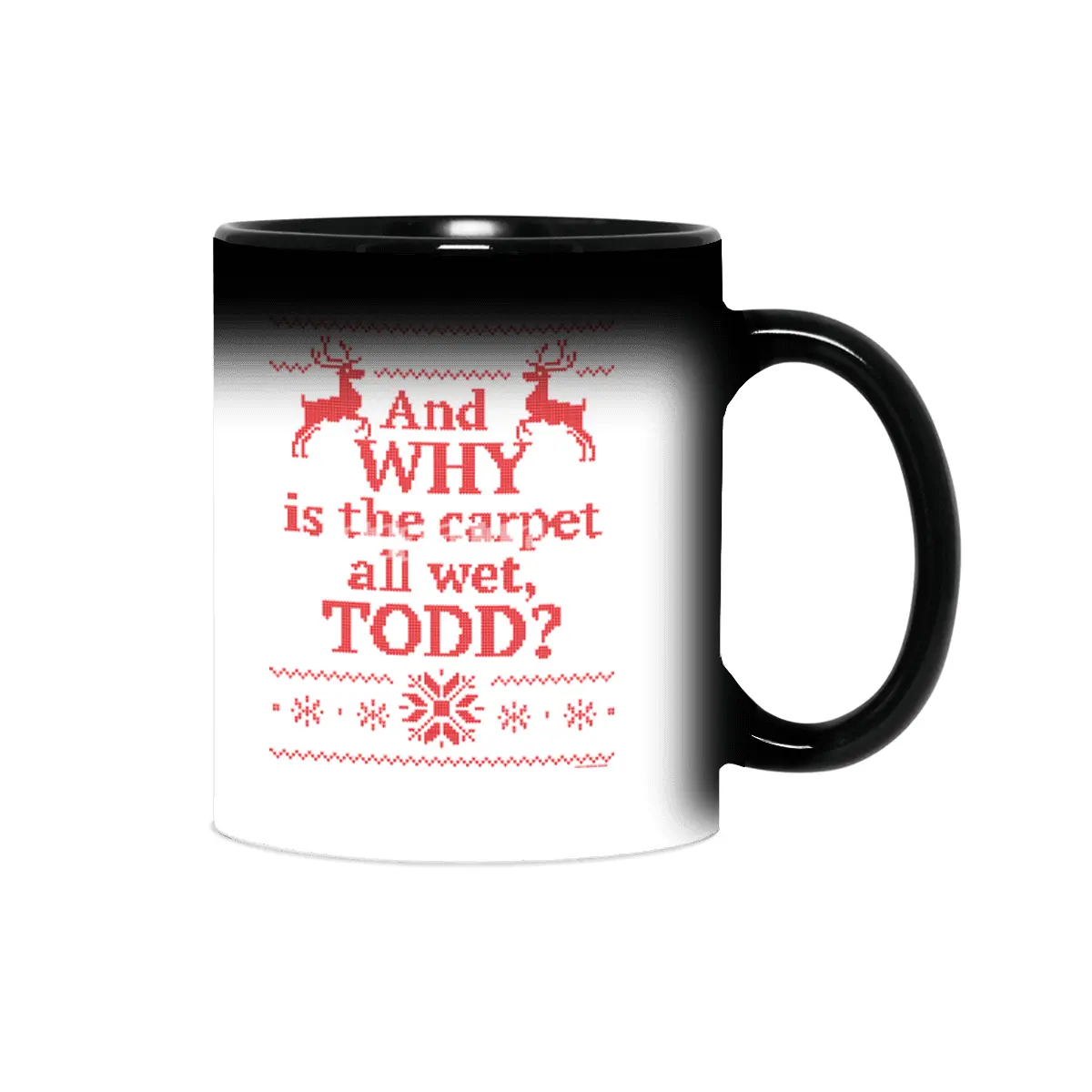 Christmas Vacation - and WHY is the carpet all wet, Todd? Sihirli Kupa