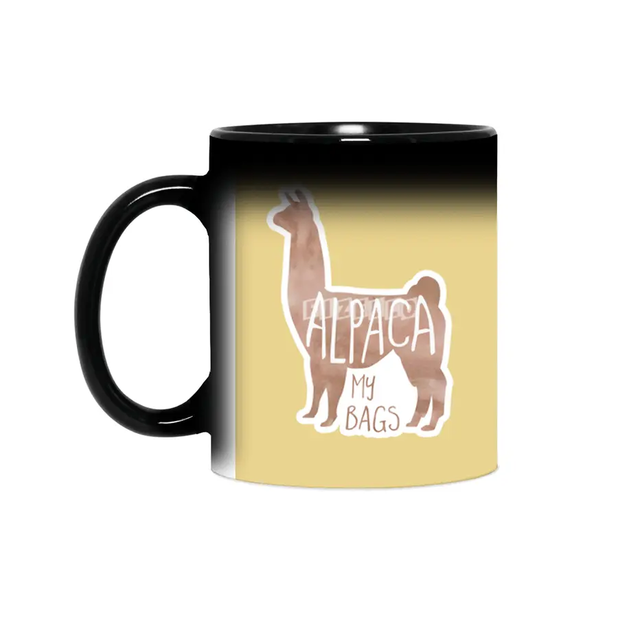 Alpaca my bags! Funny vacation merch Sihirli Kupa