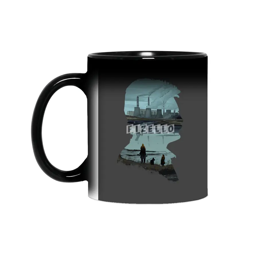 Andrei Tarkovsky's Stalker Silhouette Illustration by Burro Tees Sihirli Kupa