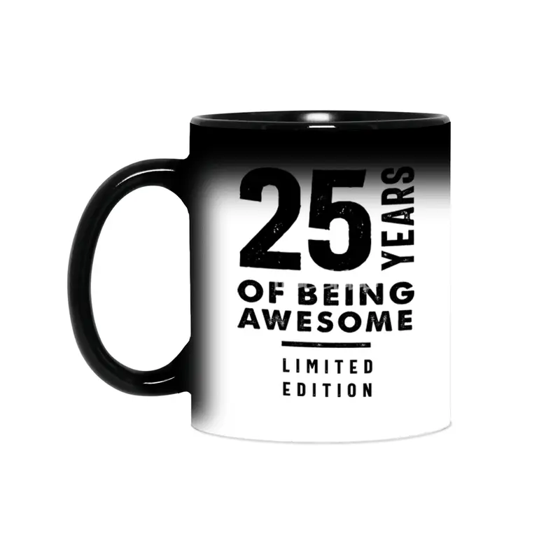 25 Year Old Gift | 25th Birthday Gift Ideas - Mens and Womens Sihirli Kupa