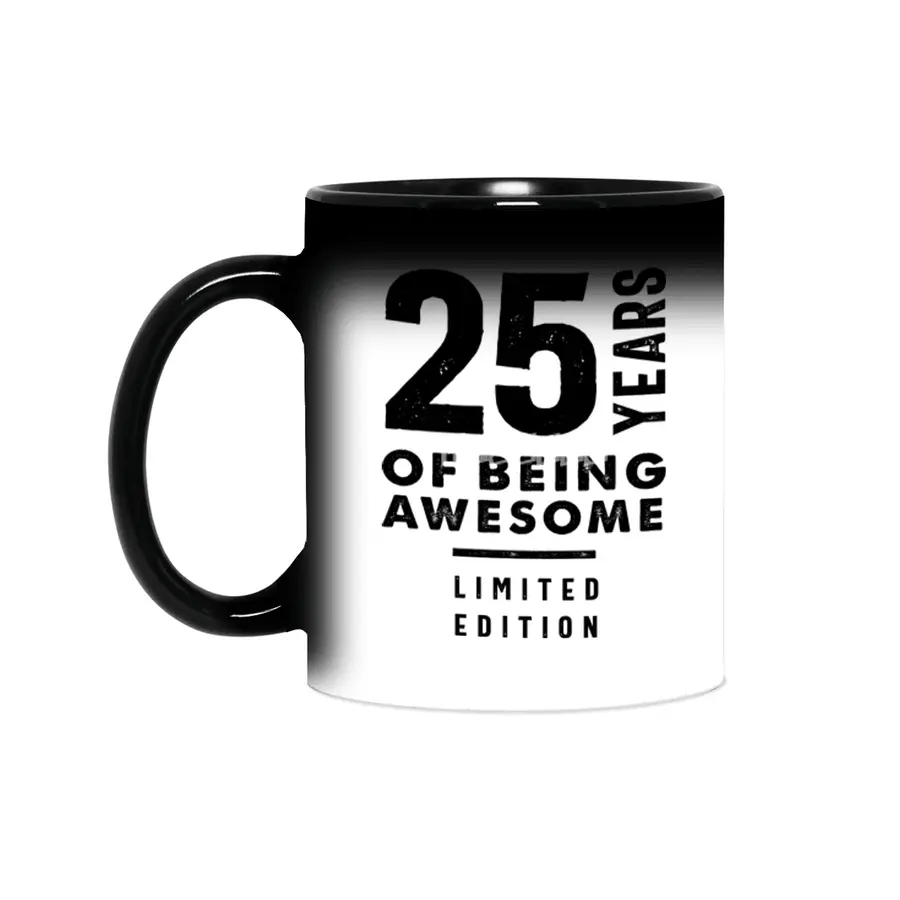 25 Year Old Gift | 25th Birthday Gift Ideas - Mens and Womens Sihirli Kupa