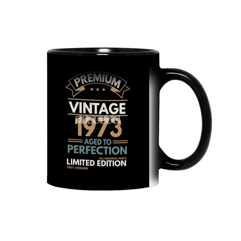 50th Birthday 1973 Funny Year Old Vintage Sihirli Kupa