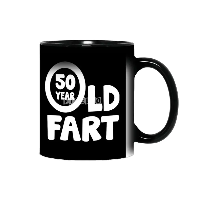 50 Year Old Fart Funny Sihirli Kupa