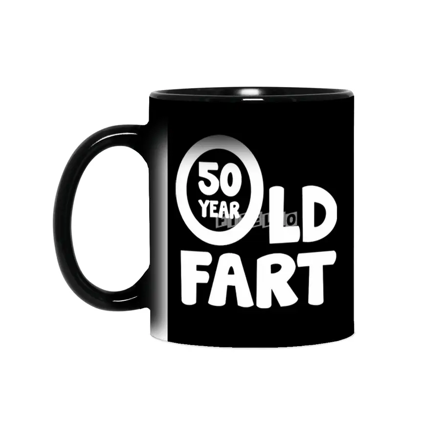 50 Year Old Fart Funny Sihirli Kupa