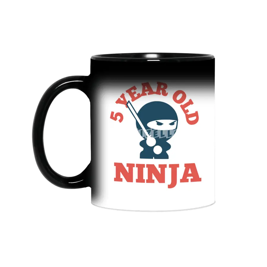 5 year old ninja son t-shirt Sihirli Kupa
