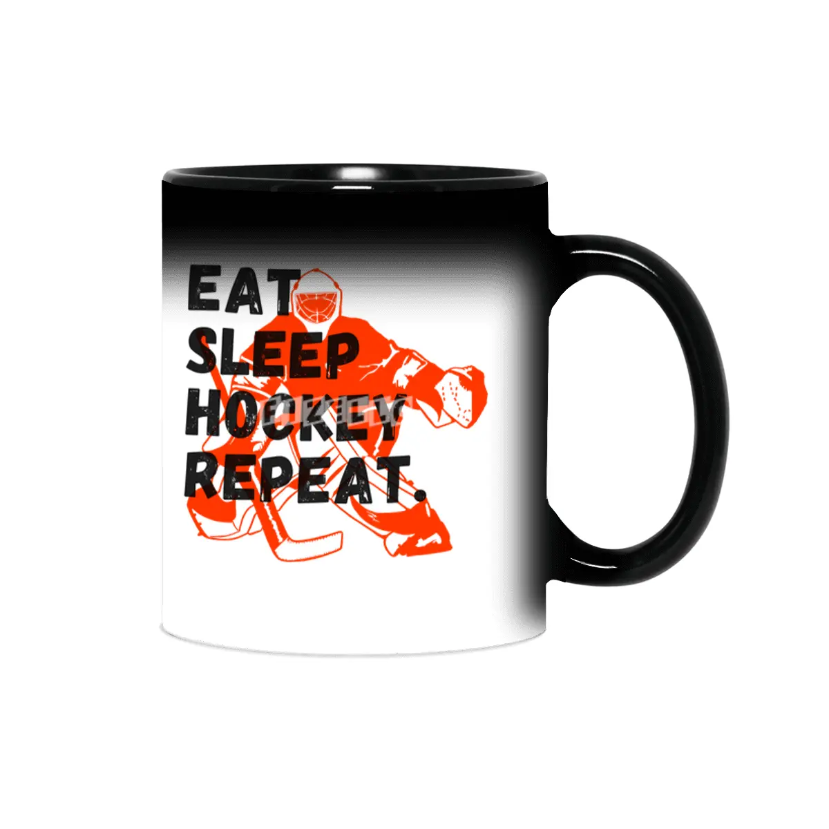 vintage distressed eat sleep ice hockey repeat sports lovers, players, fans and coaches graphic Sihirli Kupa
